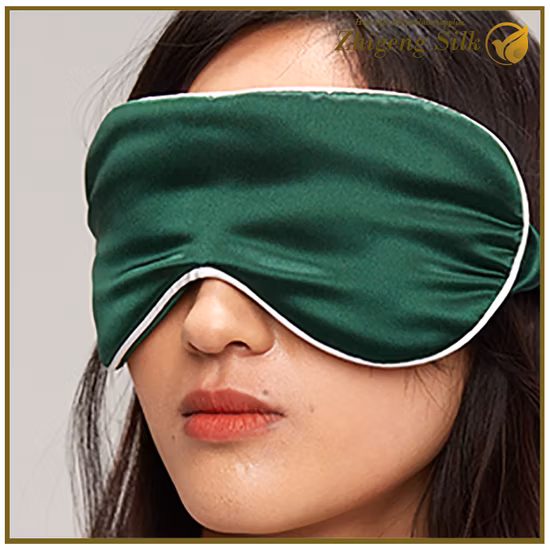 Máscara de ojos cómoda y popular para dormir 100% seda de morera