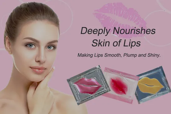 Mascarilla labial de colágeno de belleza rosa con colágeno hidratante Cherry Lips